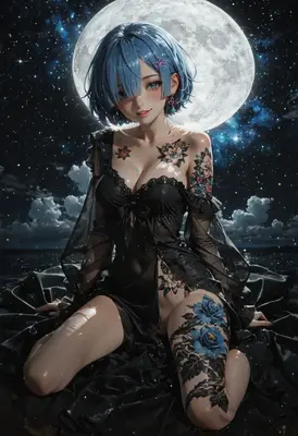 Rem Beneath the Midnight Moon
