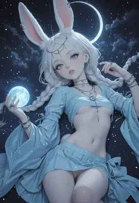 Celestial Lunar Bunny Maiden