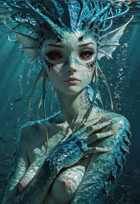 Ethereal Siren of the Deep Sea