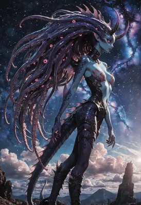 Cosmic Void Tentacle Queen