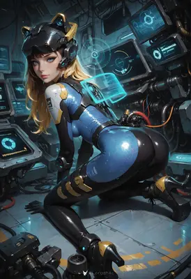 Cybernetic Pilot in the Command Center