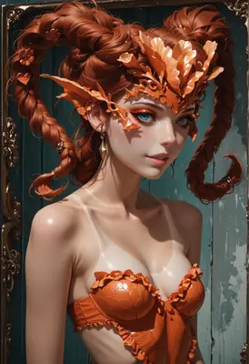 Ethereal Autumn Nymph Portrait