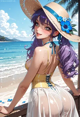 Summer Breeze at the Tropical Beach