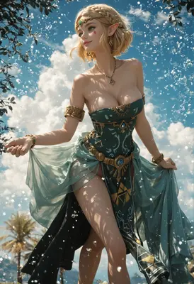 Elven Princess in the Tropical Rain