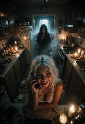 A Sinister Call in the Kitchen