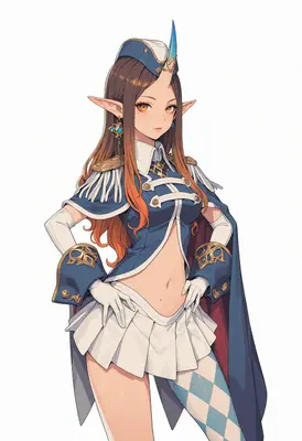 Unicorn Officer in Formal Military Uniform