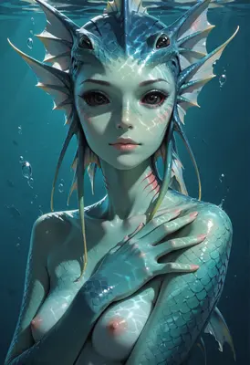 Ethereal Siren of the Deep Sea