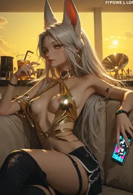 Golden Hour Fox Girl Lounge