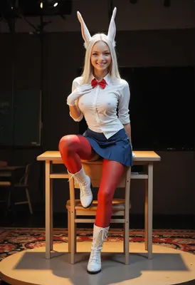 Bunny Girl Classroom Cosplay Portrait