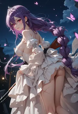 Butterfly Princess With A Battle Rifle