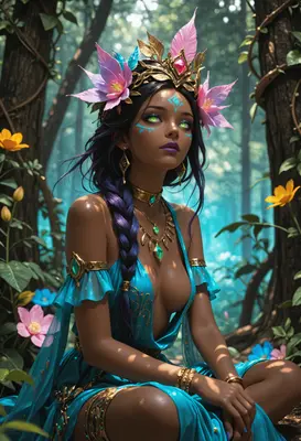 Enchanted Forest Guardian Princess