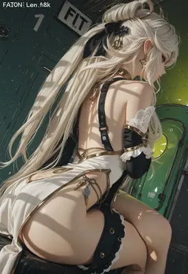 Elegant Blonde Character in Ornate Outfit