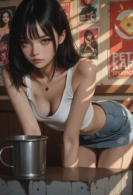 Casual Afternoon Beauty in Sunlight