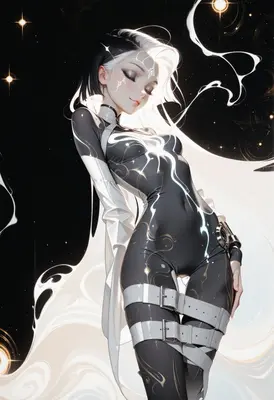 Celestial Being in Cosmic Attire