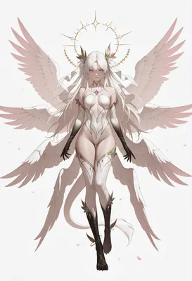 Celestial Seraph with Majestic Wings