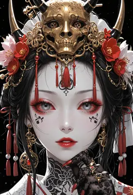 Ethereal Oni Princess Portrait