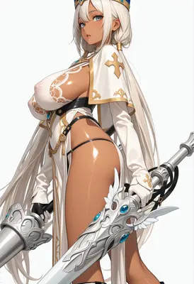 Divine Priestess with Holy Relic