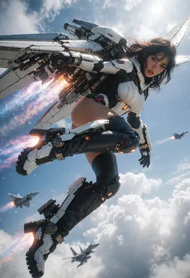 High Altitude Aerial Combat Pilot