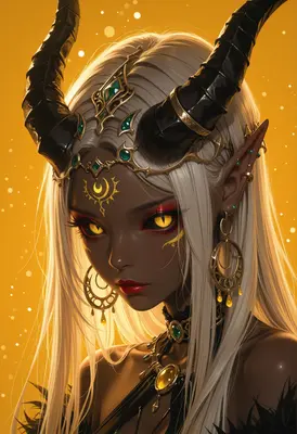 Gilded Demon Queen of Golden Light