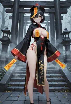 Mystical Jiangshi Shrine Guardian