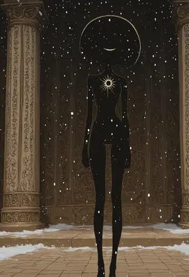 Eclipse Entity in Ancient Ruins