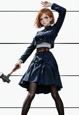 Nobara Kugisaki Mugshot Pose