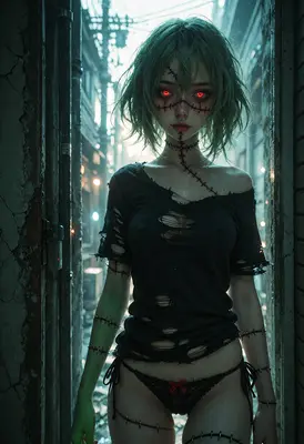 Stitched Soul in the Dark Alley