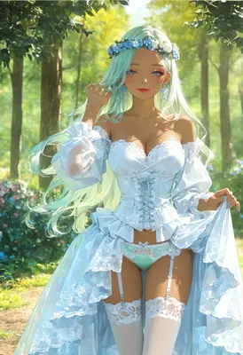 Ethereal Maiden in the Forest