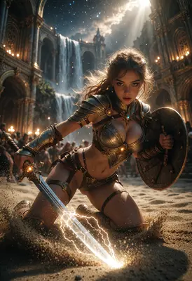 Warrior Queen in the Arena