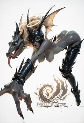 Demon Dragon Hybrid Warrior Queen