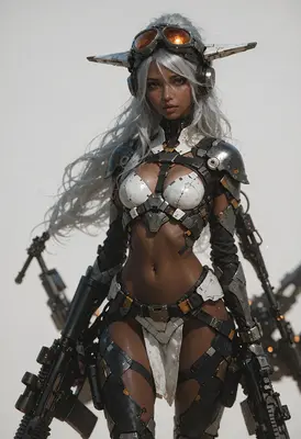 Cybernetic Warrior with Tactical Gear