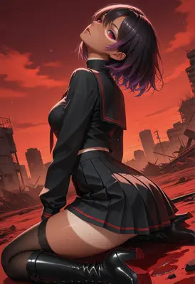 Gaze Amidst the Ruined City