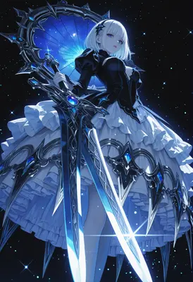 Celestial Guardian with Radiant Blade