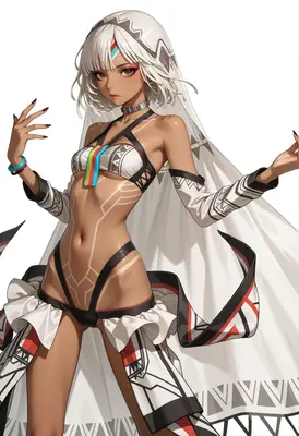 Tribal Priestess in Ceremonial Attire