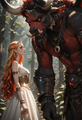 The Elf Princess and the Minotaur