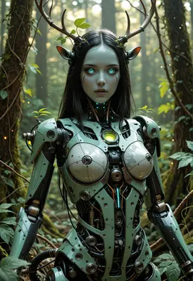 Cyborg Dryad of the Ancient Forest