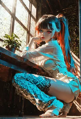 Sunlight Piercing Through The Greenhouse Window