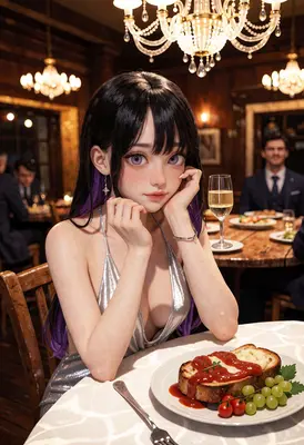 Elegant Evening Dinner Date