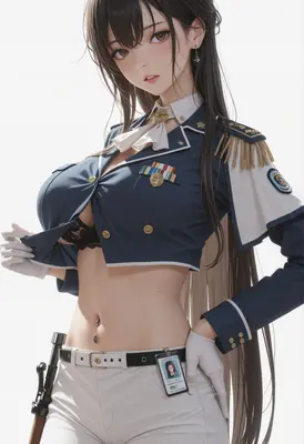 Military Officer in Uniform