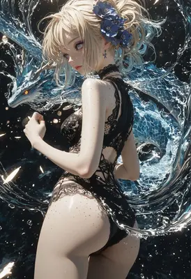 Ethereal Maiden and the Water Dragon