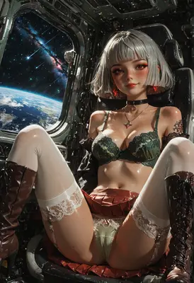 Pilot Resting in Deep Space