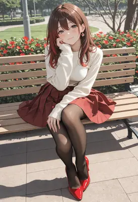 Autumn Afternoon Park Bench Date