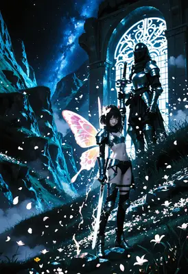 Fairy Warrior and the Silent Knight