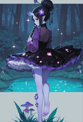 Melody of the Enchanted Forest Demon