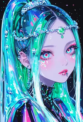 Radiant Gemstone Princess Portrait