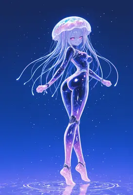 Ethereal Jellyfish Cosmic Entity