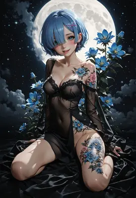 Rem Beneath the Midnight Moon