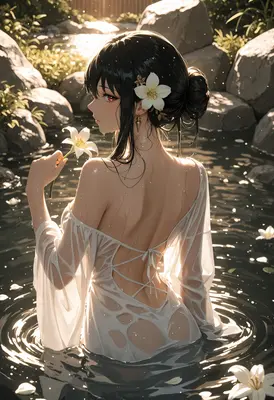 Serene Beauty in the Lily Pond
