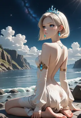 Celestial Princess by the Shore