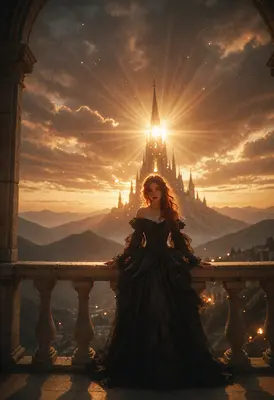 Gothic Queen at Golden Hour
